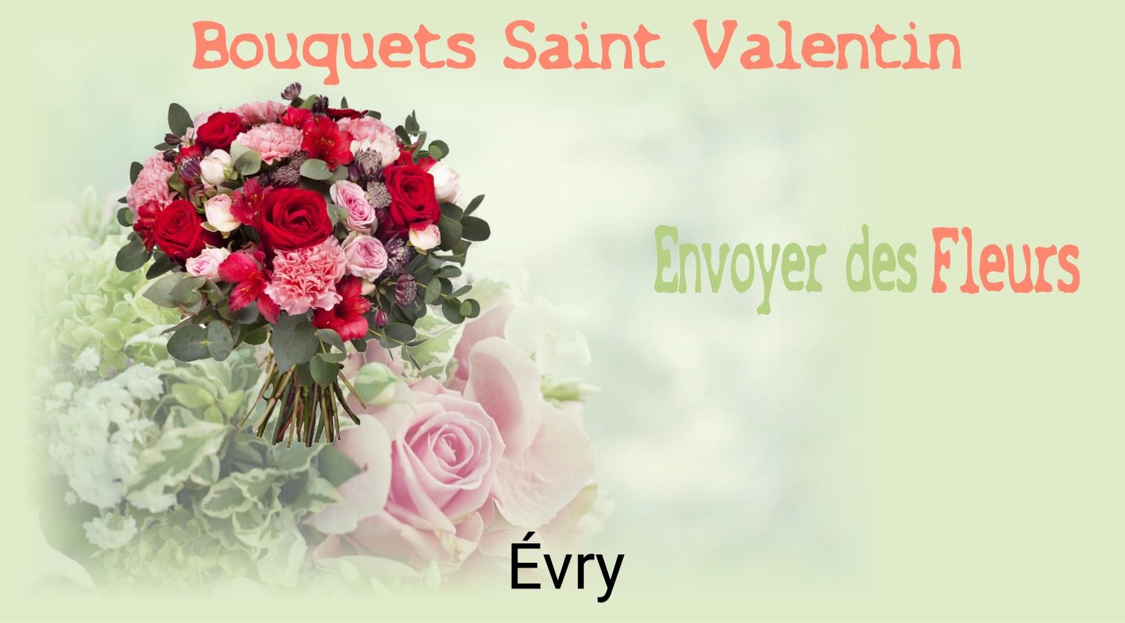Roses de Saint-Valentin livrées à Évry